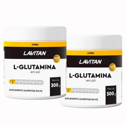 Lavitan L-Glutamina 300 g com Dosador