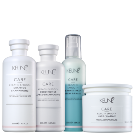 Kit Keune Care Keratin Smooth Reconstrução e Proteção (4 Produtos)
