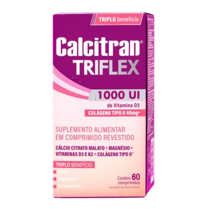 Polivitamínico Calcitran Triflex 60 comprimidos