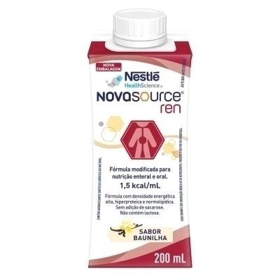 Nutrição Enteral E Oral Novasource Ren Baunilha 200Ml
