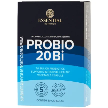 Probio 20 Bi Blend de Probioticos (30 cápsulas Vegetal) - Essential Nutrition