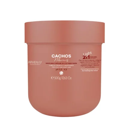 Máscara para Cabelos Arvensis Cachos 2 em 1 500g