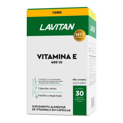 Vitamina E Lavitan 400UI 30 Cápsulas