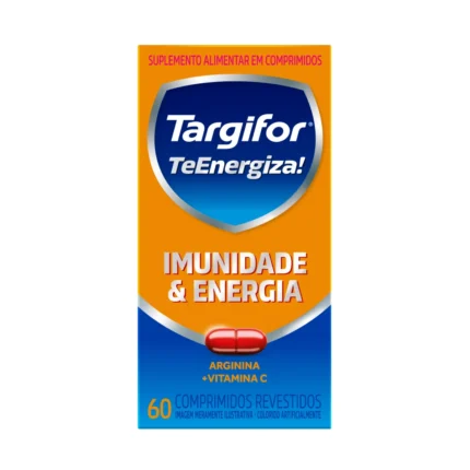 Vitamina C 500mg + Arginina 500mg Targifor TeEnergiza! 60 comprimidos