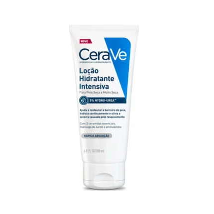 Loção Hidratante Intensiva Cerave Hydro-Urea Pele Seca Hidratação Intensiva para Pele Muito Seca 200ml