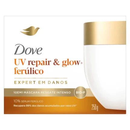 Máscara de Resgate Intenso 10 em 1 Dove UV Repair & Glow + Ferúlico 250g