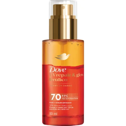 Óleo e Sérum Bifásico Dove UV Repair & Glow + Ferúlico Spray 110ml