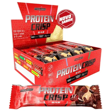 Protein Crisp Bar - 12 Unidades 45G Duo Crunch - Integralmédica