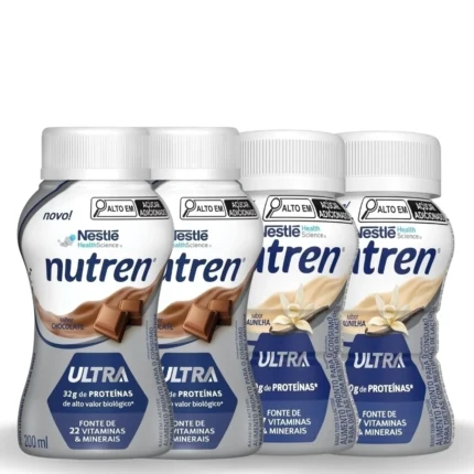 Alimento Pronto Para Consumo Nutren Ultra Sabores 200Ml 4 Unidades
