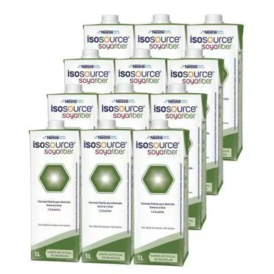 Nutrição Enteral E Oral Isosource Soya Fiber 1L 12 Unidades