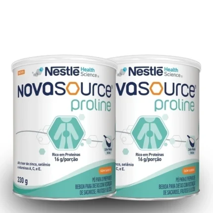 Pó Para O Preparo De Bebida Para Dieta Com Restrição De Sacarose, Frutose E Glicose Novasource Proline Po 330G 2 Und
